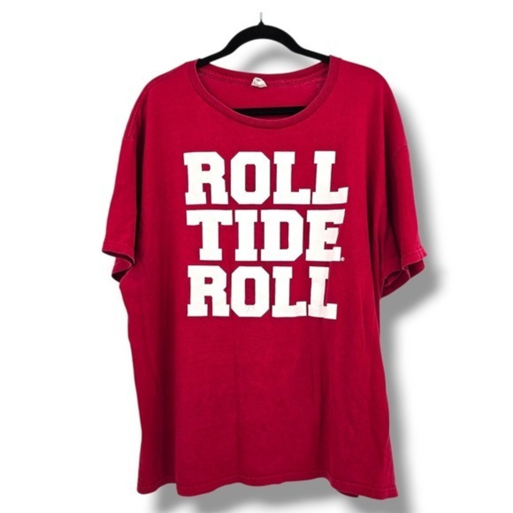 Delta Pro Weight Roll Tide Roll Graphic‎ T-Shirt Alabama Crimson Tide 2XL